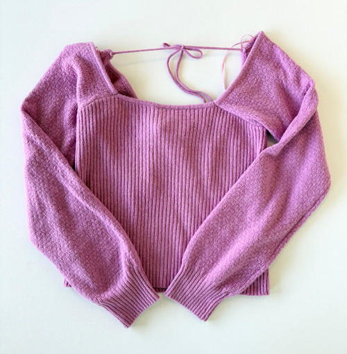 Used Pink Rose Long Sleeve Top XL-16 60039-S000751267 Vist Large View of Product Image Which is Used Pink Rose Long Sleeve Top XL-16