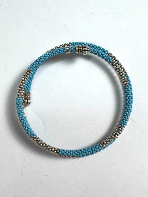 Vist Large View of Product Image Which is Lagos Turquoise Bracelet