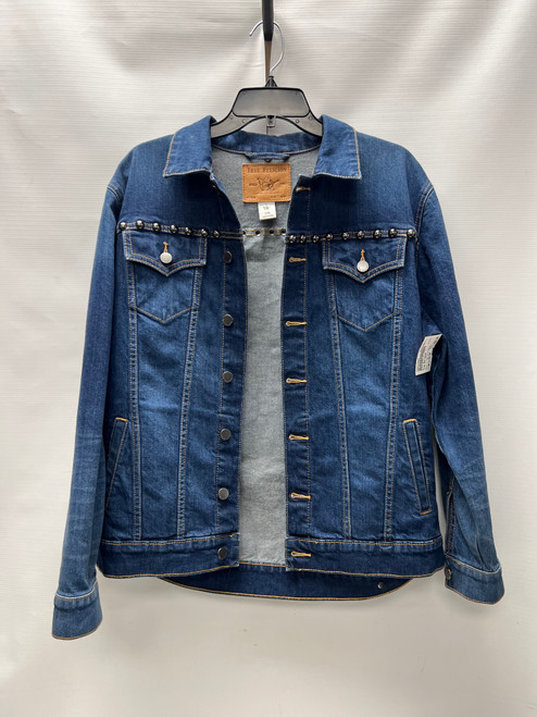 Used True Religion Denim Jacket L-12/14 60132-S000115882 Vist Large View of Product Image Which is Used True Religion Denim Jacket L-12/14