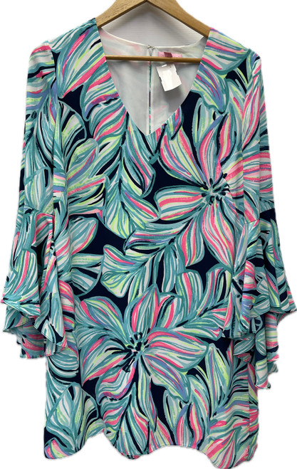 Vist Large View of Product Image Which is Vacation Ready Used Lilly Pulitzer Short Dress F S-4/6