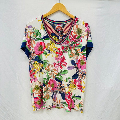 Vist Large View of Product Image Which is Used Johnny Was Short Sleeve Top P L-12/14