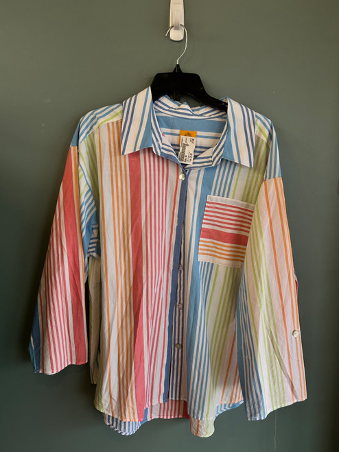 Vist Large View of Product Image Which is Used Ruby Rd. Long Sleeve Top 2X-20
