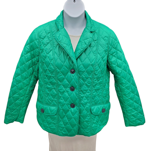 Vist Large View of Product Image Which is Used Blyse Green Short Puffer Jacket XL-16