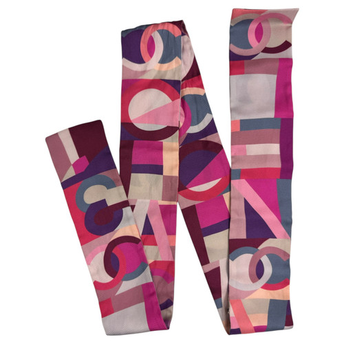 Vist Large View of Product Image Which is Used Chanel Silk Bandeau Scarf