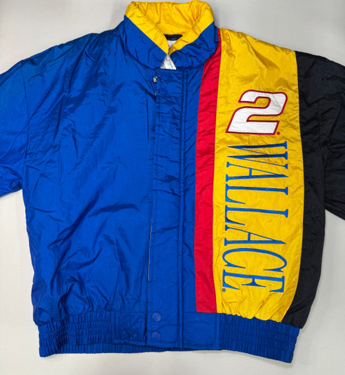 Used NASCAR Bomber Light Jacket M-8/10 60006-S001135412 Vist Large View of Product Image Which is Used NASCAR Bomber Light Jacket M-8/10