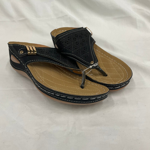 Vist Large View of Product Image Which is Used Unbranded Wedge Sandals 8