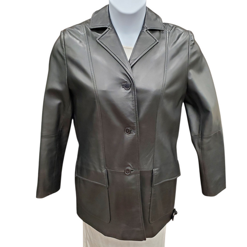 Vist Large View of Product Image Which is Used Leather Jacket L-12/14