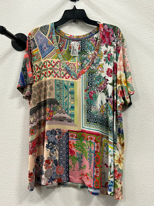 Vist Large View of Product Image Which is Used Johnny Was Short Sleeve Top 2X-20