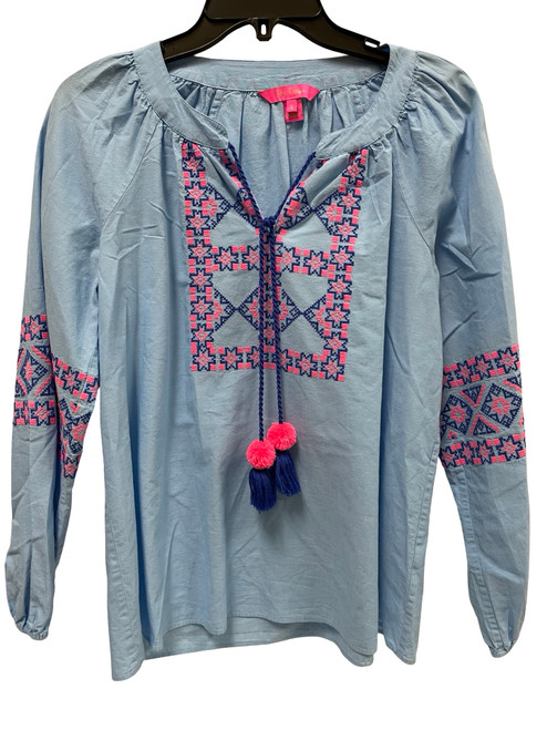Vist Large View of Product Image Which is Used Lilly Pulitzer Long Sleeve Top S-4/6