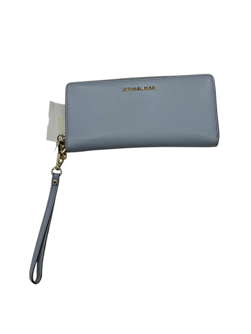 Vist Large View of Product Image Which is Used Michael Michael Kors Leather Wristlet
