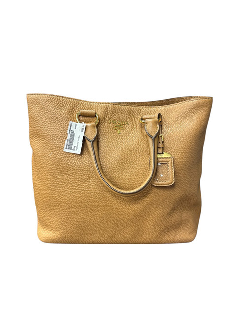 Vist Large View of Product Image Which is Prada Large Leather Handbag