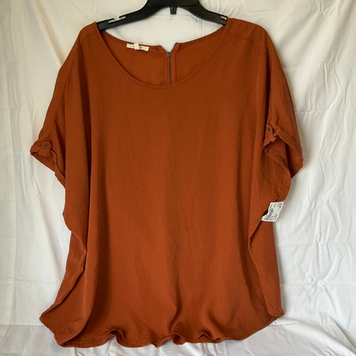 Vist Large View of Product Image Which is Used Maurices Short Sleeve Top 3X-22