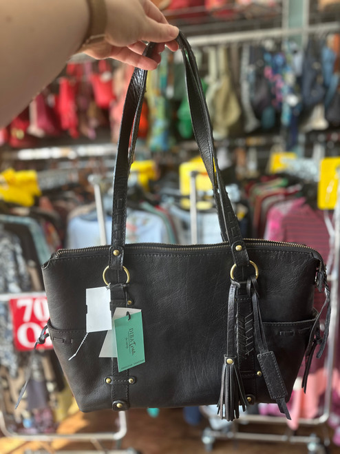Used Diba True Large Leather Handbag 60032-S000653387 Vist Large View of Product Image Which is Used Diba True Large Leather Handbag