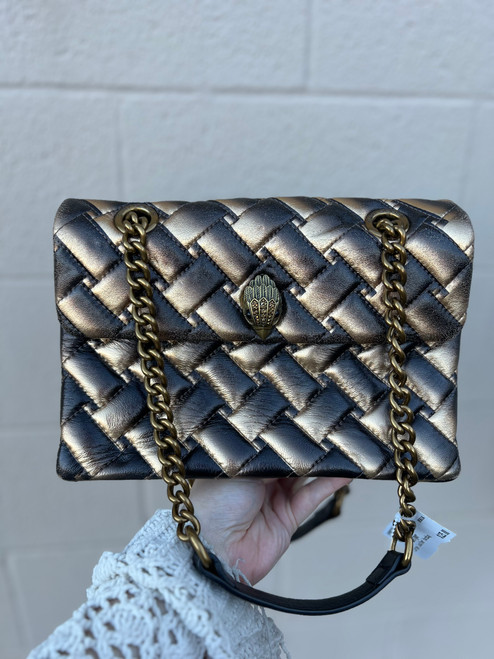 Vist Large View of Product Image Which is Used Kurt Geiger Large Leather Handbag