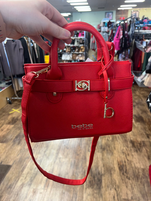 Vist Large View of Product Image Which is NWT Bebe Small Leather Handbag