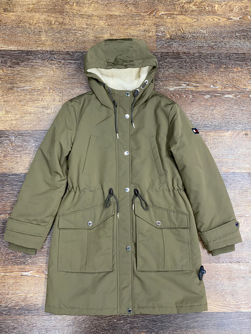 Vist Large View of Product Image Which is Used Tommy Hilfiger Long Heavy Coat S-4/6