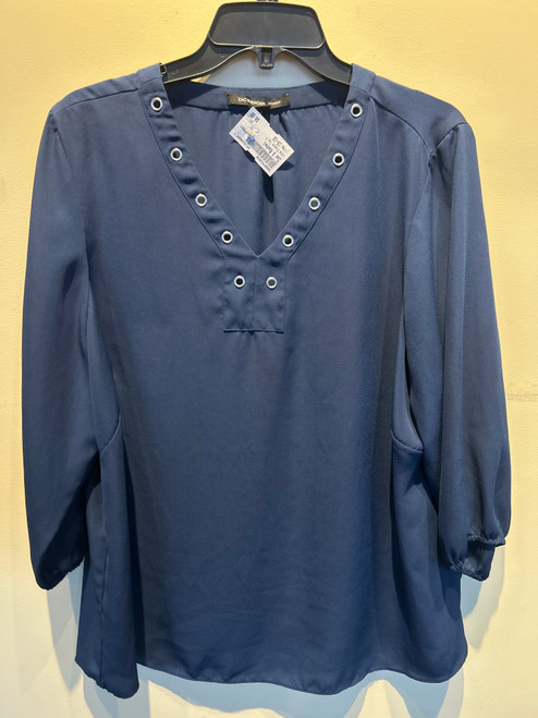 Vist Large View of Product Image Which is Used Zac & Rachel Long Sleeve Top 1X-18