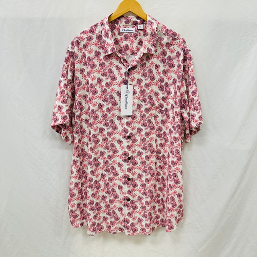 Used Carribean Joe Mens Short Sleeve Top 2X/18-18.5 60003-S000875481 Vist Large View of Product Image Which is Used Carribean Joe Mens Short Sleeve Top 2X/18-18.5