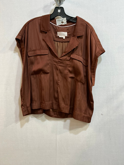 Used Anthropologie Short Sleeve Top XL-16 60126-S000406758 Vist Large View of Product Image Which is Used Anthropologie Short Sleeve Top XL-16
