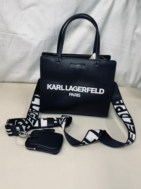 Vist Large View of Product Image Which is Used Karl Lagerfeld Small Leather Handbag