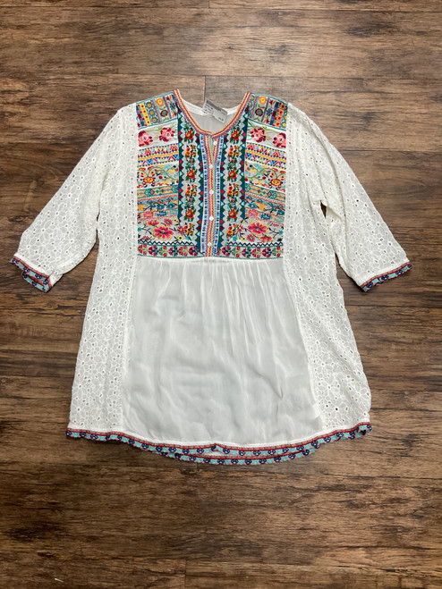 Used Johnny Was Short Sleeve Top L-12/14 60004-S000635318 Vist Large View of Product Image Which is Used Johnny Was Short Sleeve Top L-12/14