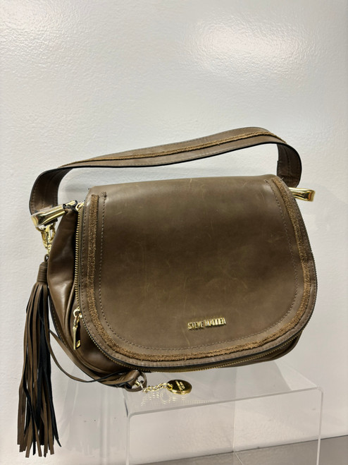 Vist Large View of Product Image Which is Used Steve Madden Large Leather Handbag