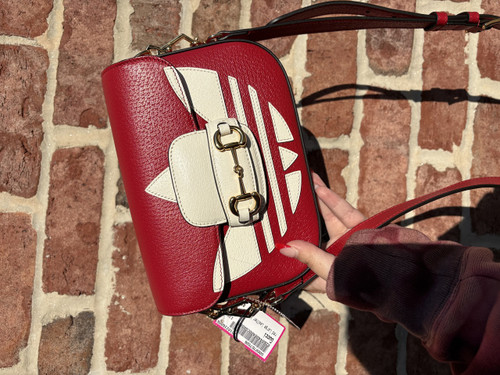 Used Gucci x Adidas Horsebit 1955 shoulder bag 60067-S000767506 Vist Large View of Product Image Which is Used Gucci x Adidas Horsebit 1955 shoulder bag