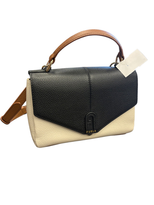 Used Furla Xlarge Leather Handbag 60136-S000623503 Vist Large View of Product Image Which is Used Furla Xlarge Leather Handbag