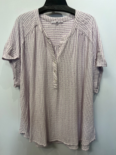 Vist Large View of Product Image Which is Used Jane And Delancey Short Sleeve Top 3X-22