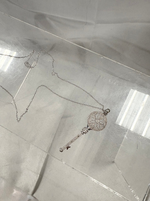 Vist Large View of Product Image Which is Used Diamond Key Necklace