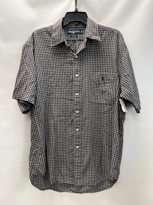 Used Ralph Lauren Mens Short Sleeve Top L/16-16.5 60132-S000116787 Vist Large View of Product Image Which is Used Ralph Lauren Mens Short Sleeve Top L/16-16.5
