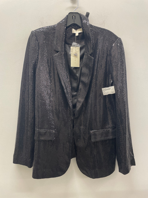 Vist Large View of Product Image Which is Used NWT Black Sparkly Sequinned Laura Blazer L-12/14