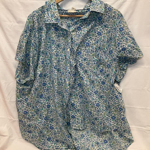 Vist Large View of Product Image Which is Used St. John's Bay Short Sleeve Top 3X-22