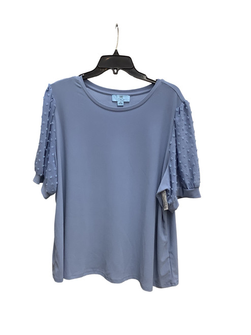Vist Large View of Product Image Which is Used Cece By Cynthia Steffe Short Sleeve Top 3X-22