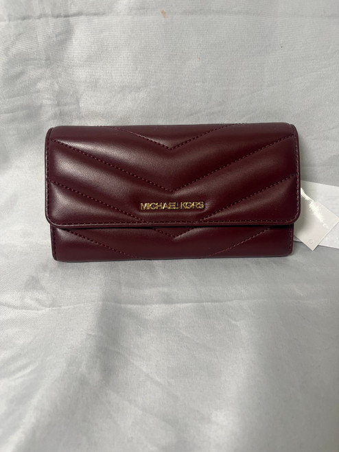 Vist Large View of Product Image Which is Used Michael Michael Kors Leather Wallet