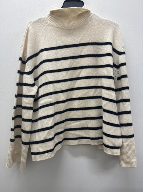 Vist Large View of Product Image Which is Used White/Black Anine Bing Heavyweight Sweater S-4/6