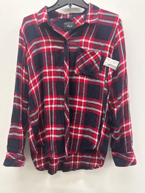 Used Red/Blue Rails Long Sleeve Top L-12/14 60137-S000079065 Vist Large View of Product Image Which is Used Red/Blue Rails Long Sleeve Top L-12/14