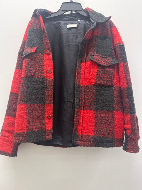 Used Red Anine Bing Short Light Jacket M-8/10 60137-S000079077 Vist Large View of Product Image Which is Used Red Anine Bing Short Light Jacket M-8/10