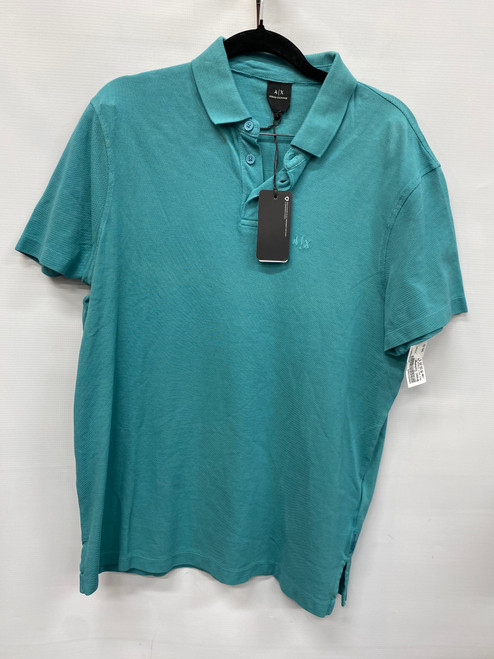 Vist Large View of Product Image Which is Used Armani Exchange Mens Short Sleeve Top M/15-15.5