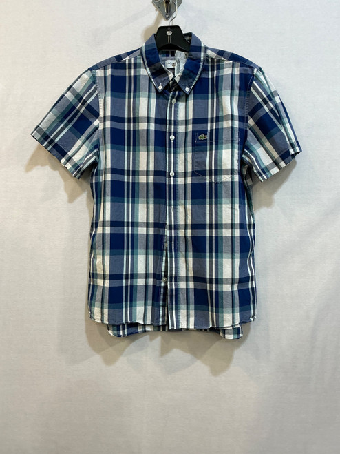 Vist Large View of Product Image Which is Used Lacoste Mens Short Sleeve Top M/15-15.5