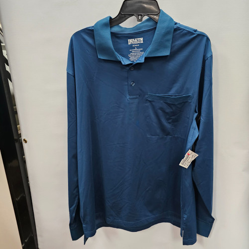Vist Large View of Product Image Which is Used Duluth Trading Co Mens Long Sleeve Top L/16-16.5
