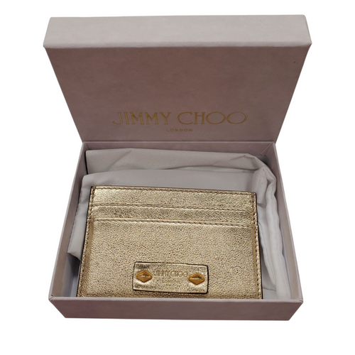 Vist Large View of Product Image Which is Used Jimmy Choo Leather card Wallet