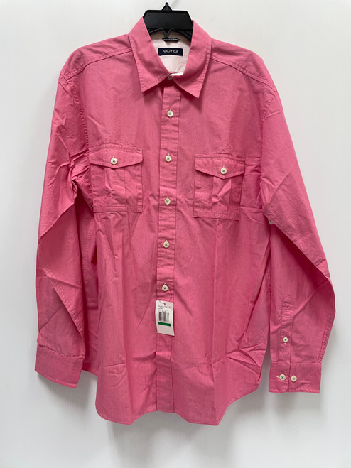 Vist Large View of Product Image Which is Used Nautica Mens Long Sleeve Top L/16-16.5