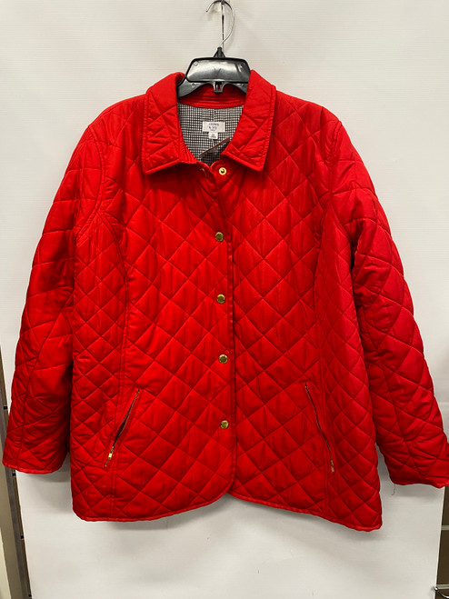 Vist Large View of Product Image Which is Used Crown & Ivy Short HeavyCoat 3X-22