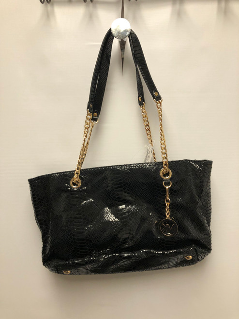 Vist Large View of Product Image Which is Used Michael Michael Kors Large Leather Handbag