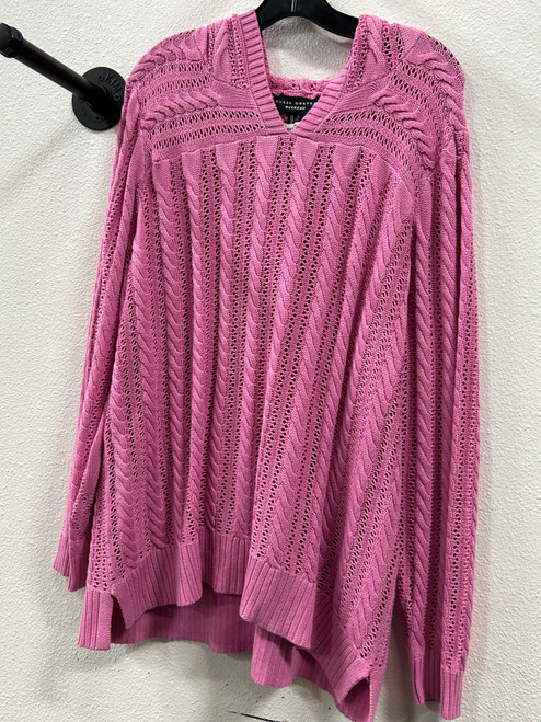 Vist Large View of Product Image Which is Used Susan Graver Heavyweight Sweater 1X-18