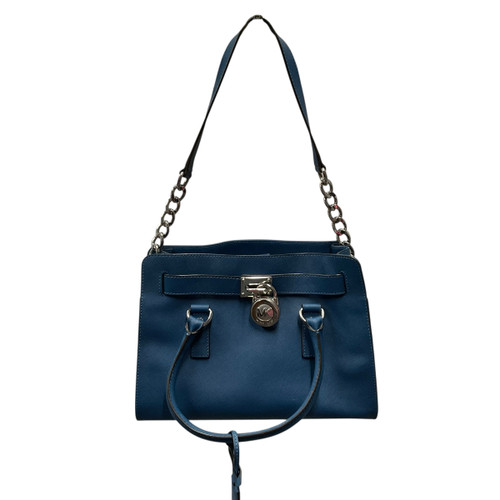 Vist Large View of Product Image Which is Used Michael Michael Kors Large Leather Handbag