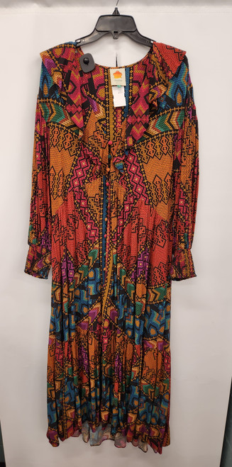 Vist Large View of Product Image Which is Used Farm Rio Long Dress F XL-16