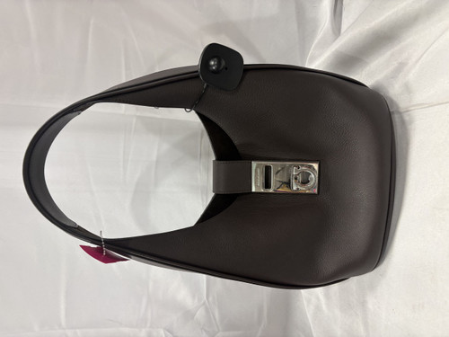 Used Salvatore Ferragamo Gancini Buckle Hobo  Handbag 60067-S000768928 Vist Large View of Product Image Which is Used Salvatore Ferragamo Gancini Buckle Hobo  Handbag