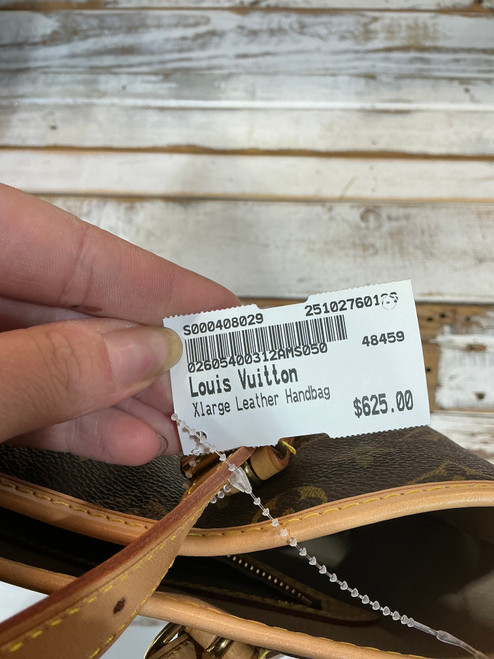 Used Louis Vuitton Xlarge Leather Handbag 60126-S000408029 Vist Large View of Product Image Which is Used Louis Vuitton Xlarge Leather Handbag